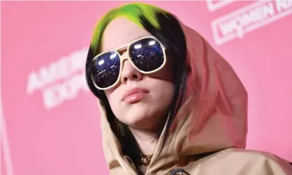  ??  ?? Billie Eilish attends the Billboard Women in Music awards on 12 December 2019. Photograph: Emma McIntyre/Getty Images for Billboard