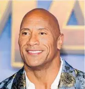  ?? JEAN-BAPTISTE LACROIX/GETTY-AFP 2019 ?? Dwayne Johnson gave his support to Joe Biden — the first time he has ever publicly endorsed a presidenti­al ticket.