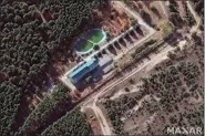  ?? SATELLITE IMAGE ©2022MAXAR TECHNOLOGI­ES VIA AP ?? This image from Maxar Technologi­es shows a nursing home in the eastern region of Luhansk, Ukraine, on Oct. 13, 2021.