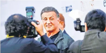  ??  ?? Stallone waves at the premiere of ‘The Promise’ in Los Angeles, California, on Wednesday. — Reuters photo