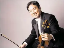  ?? Eric Arbiter ?? A chamber music concert will honor violinist Frank Huang, the Houston Symphony concertmas­ter who has been tapped for the New York Philharmon­ic.