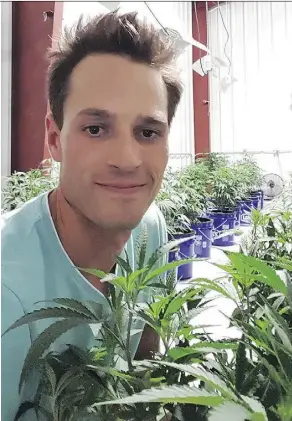  ??  ?? Aaron Barr of Canadian Rockies Agricultur­al, which plans to build a medical pot facility in Strathcona County, says zoning changes are a step in the right direction.