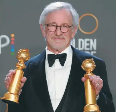  ?? / AP ?? Steven Spielberg, quien tomó gran parte de las películas que hizo para contar su historia .