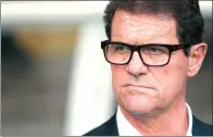  ?? AP FILE ?? Fabio Capello watches a Euro 2016 qualifying match in Moscow in 2015. The former Russia and England boss on Sunday was named head coach of Chinese Super League side Jiangsu Suning.