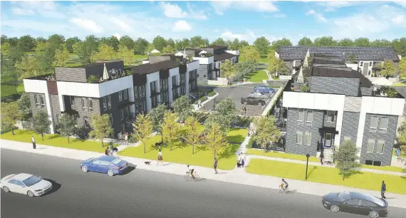  ??  ?? The 124-unit Zen Sequel project in Seton by Avalon Master Builder will include eight net zero units and eight net zero-ready units. The first showhomes are expected to open in August.