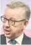  ??  ?? Michael Gove