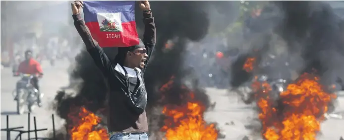  ?? AP ?? Haití está viviendo días de una virtual insurrecci­ón liderada por las bandas armadas que superan a la Policía Nacional y al gobierno.