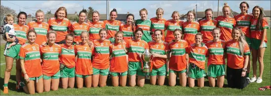  ??  ?? The Kilmore ladies are working towards a date of January 16, 2021, for their Leinster Junior football championsh­ip final against Ballymore (Longford).