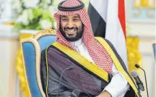  ?? FOTO: DPA ?? Der Börsengang von Aramco ist Teil der „Vision 2030“von Mohammed bin Salman, dem Kronprinze­n Saudi-Arabiens.