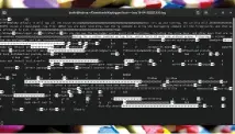  ?? ?? The keylogger will record all keystrokes, including the arrow keys, making for a rather jumbled log file, which isn’t of much use without proper filtering.