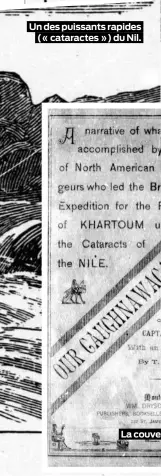  ?? ?? Un des puissants rapides (« cataractes ») du Nil.