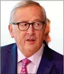  ??  ?? ‘FIXER’: Jean-Claude Juncker wants to cut an 11th-hour deal on Brexit