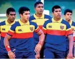  ??  ?? Skipper Reshan Bandaranay­ake led the team