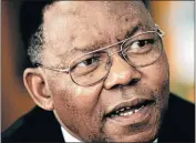  ?? Picture: GALLO IMAGES ?? UNDER OATH: Former SABC board chairman testified at the SABC hearings on Friday Ben Ngubane