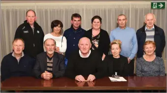  ??  ?? Killarney Solicitors Padraig O’Connell and Clare O’Donoghue (seated third and fourth from left) with Lissivigee­n Community Group (front from left) Patsy Kelleher, Pat Kelleher Chairman, Margaret Kelleher (back from left) Mike McCarthy, Siobhan...