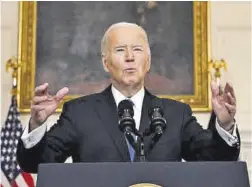  ?? Jim Watson / AFP ?? Joe Biden, ayer en la Casa Blanca.