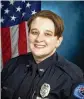  ?? ?? Holly Estepp, Vandalia police officer of the year for 2023