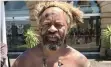  ??  ?? CHIEF Khoisan SA.