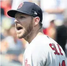  ?? GETTY ?? Chris Sale avoids Tommy John but is shut down for ’19.