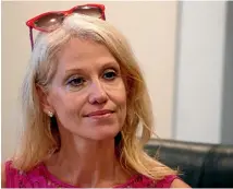  ?? PHOTO: REUTERS ?? Campaign manager Kellyanne Conway concedes Donald Trump is losing but insists there is plenty of time to turn things around before the vote on November 8.