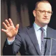  ?? FOTO: MEDICA ?? Jens Spahn spricht beim 41. Deutschen Krankenhau­stag im Rahmen der Medica auf der Messe in Düsseldorf.