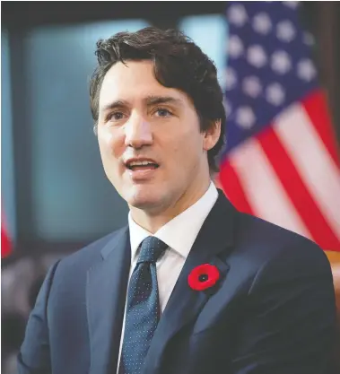  ?? ADRIAN WYLD / THE CANADIAN PRESS ?? A gathering of Liberal MPs in Ottawa on Thursday will likely give Prime Minister Justin Trudeau a taste of the mood in what is likely to be a more assertive caucus.