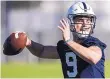  ?? JOE HERMITT/PENNLIVE VIA AP ?? Penn State quarterbac­k Trace McSorley is preparing to play Southern California.