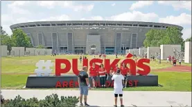  ??  ?? El Puskas Arena, el estadio que lleva el nombre del mito.