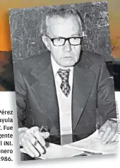  ?? FOTOTECAMI­LENIO ?? Juan Nepomuceno Carlos Pérez Rulfo Vizcaíno nació en Sayula el 16 de mayo de 1917. Fue vendedor de llantas, agente migratorio y funcionari­o del INI. Murió en la CdMx el 6 de enero de 1986.