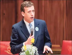  ?? Senate Democrats / Contribute­d photo ?? State Sen. Matt Lesser, D-Middletown