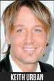  ??  ?? KEITH URBAN Chanteur