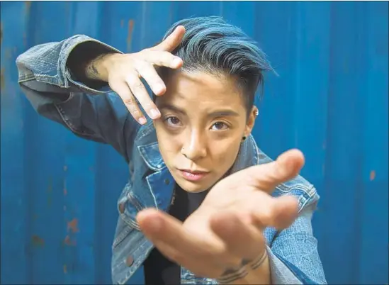  ?? Ana Venegas For The Times ?? “I’M DRIVING the artistry,” says singer Amber Liu of her solo turn. “I get more freedom, but my head’s going crazy. I have no idea what I’m doing half the time now.”
