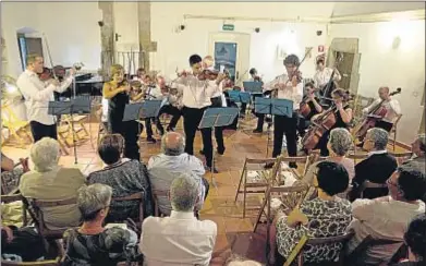  ?? INMA SAINZ DE BARANDA / ARCHIVO ?? La Orquesta de la Unesco, durante su concierto de presentaci­ón en el 2013