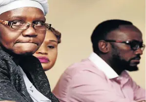  ?? /MDUDUZI NDZINGI ?? Thembisile Yende’s mother Nesta has submitted grievances on how the police are handling the case.