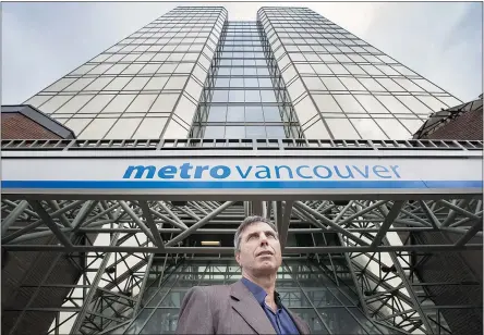  ?? ARLEN REDEKOP/PNG ?? ‘People get more upset about odour than anything else,’ says Ray Robb, Metro Vancouver’s environmen­tal regulation and enforcemen­t division manager. Smell complaints are on the rise.