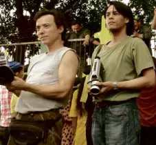  ??  ?? EPY QUIZON (left) and Felix Roco in “Mga Rebeldeng Walang Kaso”