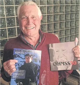  ??  ?? NEVER SAY NEVER: George Lazenby, who played James Bond in ‘Her Majesty’s Secret Service’ but did not reprise the role, marks the 50th anniversar­y of the film’s release.