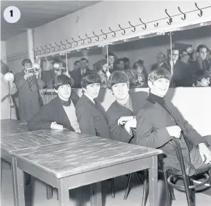  ??  ?? HERE ARE SOME OF OUR PHOTOS – LET’S SEE YOURS! 1: The Beatles backstage at De Montfort Hall, 1963; 2: Opening day at the Presto supermarke­t in Hinckley in 1978; 3: Eager for news ahead of the 1961 FA Cup Final, when Leicester City played Spurs; 4: Growing up in a poorer area of the city, 1963; 5: Jane Clark votes in the General Election on her 18th birthday in 1970 - the year the voting age was lowered