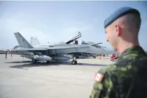  ?? SEAN KILPATRICK/ THE CANADIAN PRESS FILES ?? Canadian CF-18 fighter jets might be used for a combat mission but it is becoming increasing­ly difficult to find the mobile Islamic militants in the Iraqi landscape.
