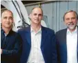  ??  ?? Die Forscher Ilan Koren, Yoav Schechner und Klaus Schilling (von links).