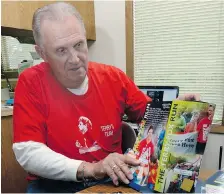  ?? BRYAN SCHLOSSER/Leader-Post ?? Bob Terichow is a longtime volunteer and participan­t of the Terry Fox Run.