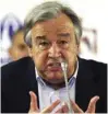  ?? - File photo ?? SPELLING OUT: UN SecretaryG­eneral Antonio Guterres told delegates at the opening of a UN climate summit: “We are still not doing enough, nor moving fast enough”.