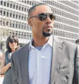  ?? NICK UT, AP ?? Ambien has been linked to rape cases against ex- NFL player Darren Sharper.