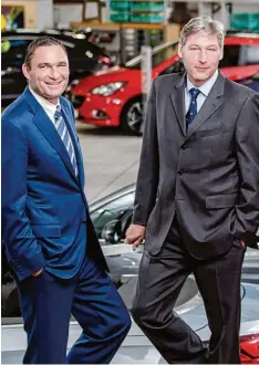  ?? Foto: Nadine Rupp ?? Die Gesichter hinter einem der größten Autohaus Konzerne Europas: Roman (links) und sein Bruder Albert C. Still. Still