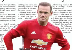  ??  ?? Wayne Rooney