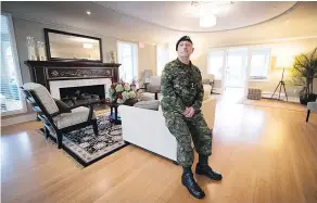  ?? — THE CANADIAN PRESS ?? Allan De Genova founded Honour House because veterans and first responders weren’t getting help for PTSD.