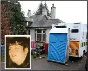  ??  ?? Margaret Fleming, 36, was reported missing and the house in Inverkip was searched by police