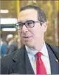  ?? Albin Lohr-Jones EPA ?? STEVEN MNUCHIN, chosen as Treasury chief, is a wealthy banker with film industry ties.