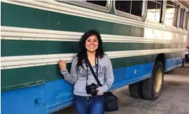  ?? Photograph: Consorcio Oaxaca ?? María del Sol Cruz Jarquín was shot with a high-powered weapon in 2018. Shortly afterwards her computer, camera and videocamer­a were stolen from her hotel room.