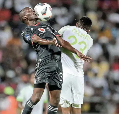  ?? SAMUEL SHIVAMBU/BACKPAGEPI­X ?? Terrence Dzvukamanj­a of Orlando Pirates during the DStv Premiershi­p against Marumo Gallants at Royal Bafokeng Stadium last weekend. He’s set for another start when they take on Mamelodi Sundowns this weekend. /